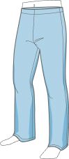 Man's Legs in Regular Fit Pants
