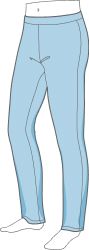 Women's Legs in Active Fit Pants
