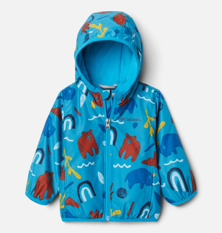 Coupe-vent Mini Pixel Grabber II pour bébé, Color: Ocean Blue Joyful Shapes, image 1