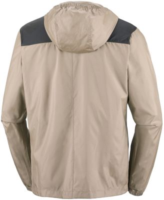Men's Flashback Windbreaker Flashback&trade; Windbreaker | 023 | S, British Tan, Black, back