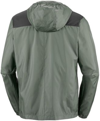 Men's Flashback Windbreaker Flashback&trade; Windbreaker | 023 | S, Cypress, Black, back