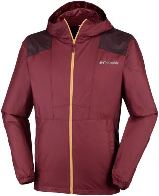 Men's Flashback Windbreaker Flashback&trade; Windbreaker | 023 | S, Tapestry, Dark Merlot, front