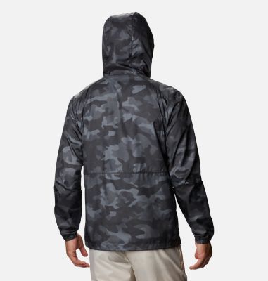 Men&rsquo;s Flash Forward&trade; Windbreaker Jacket Flash Forward&trade; Windbreaker Print | 327 | S, Black Spotted Camo, back