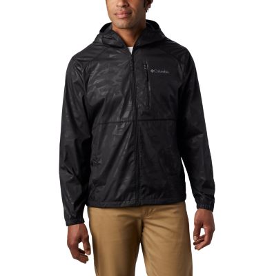 Giacca antivento Flash Forward&trade; da uomo Flash Forward&trade; Windbreaker Print | 327 | S, Black Technical Camo Deboss, front