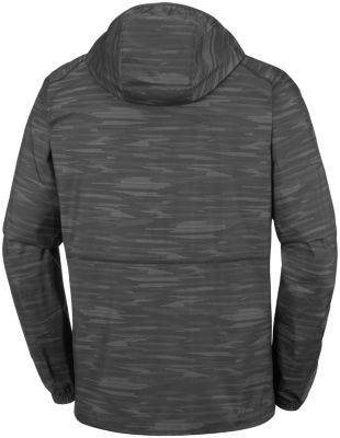 Men&rsquo;s Flash Forward&trade; Windbreaker Jacket Flash Forward&trade; Windbreaker Print | 452 | L, Black Print, back