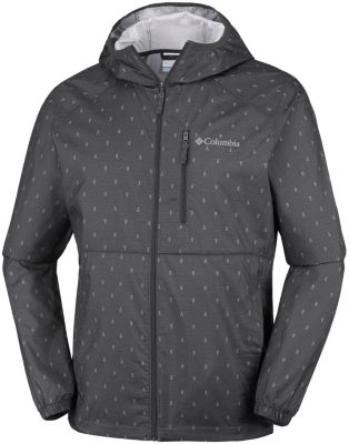 Men&rsquo;s Flash Forward&trade; Windbreaker Jacket Flash Forward&trade; Windbreaker Print | 452 | L, Shark Camp Fire Print, front