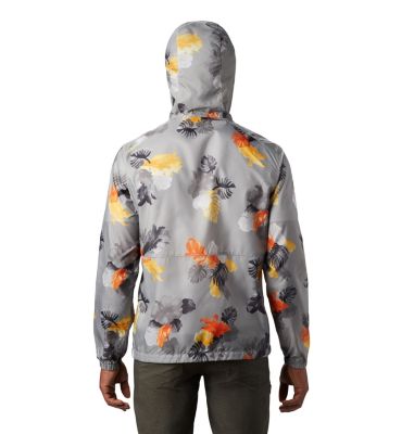 Giacca antivento Flash Forward&trade; da uomo Flash Forward&trade; Windbreaker Print | 327 | S, Columbia Grey Tropical N Monsteras, back