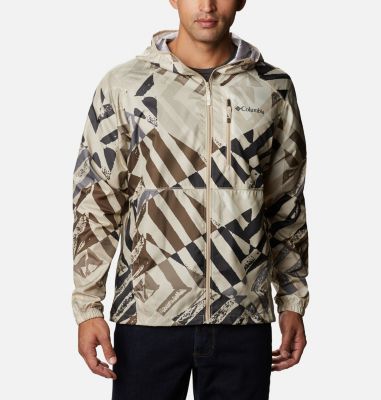 Men&rsquo;s Flash Forward&trade; Windbreaker Jacket Flash Forward&trade; Windbreaker Print | 327 | S, Ancient Fossil Blocks, front