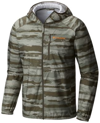Men&rsquo;s Flash Forward&trade; Windbreaker Jacket Flash Forward&trade; Windbreaker Print | 452 | L, Cypress Stripe Print, front