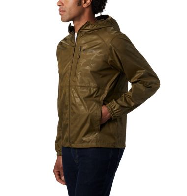 Giacca antivento Flash Forward&trade; da uomo Flash Forward&trade; Windbreaker Print | 327 | S, New Olive Technical Camo Deboss, a1