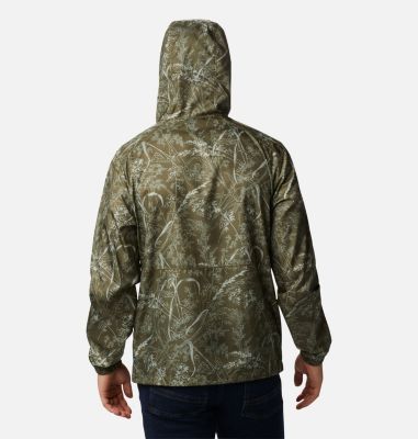 Men&rsquo;s Flash Forward&trade; Windbreaker Jacket Flash Forward&trade; Windbreaker Print | 327 | S, New Olive Oregon Wonders, back