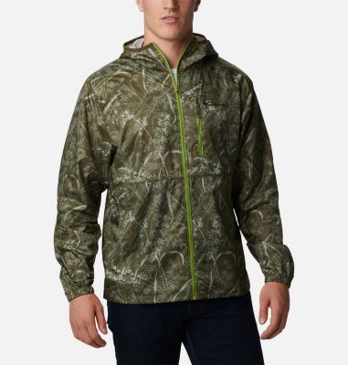 Men&rsquo;s Flash Forward&trade; Windbreaker Jacket Flash Forward&trade; Windbreaker Print | 327 | S, New Olive Oregon Wonders, front