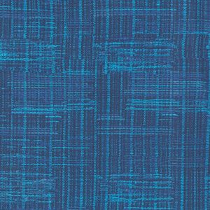 Collegiate Navy Ikat Print