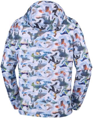 Men&rsquo;s Flash Forward&trade; Windbreaker Jacket Flash Forward&trade; Windbreaker Print | 452 | L, Multi Print, back