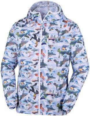 Men&rsquo;s Flash Forward&trade; Windbreaker Jacket Flash Forward&trade; Windbreaker Print | 452 | L, Multi Print, front