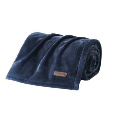 Columbia super soft plush throw blanket new arrivals