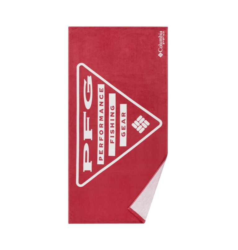 Thumbnail: PFG Beach Towel, Color: Sunset Red, image 1