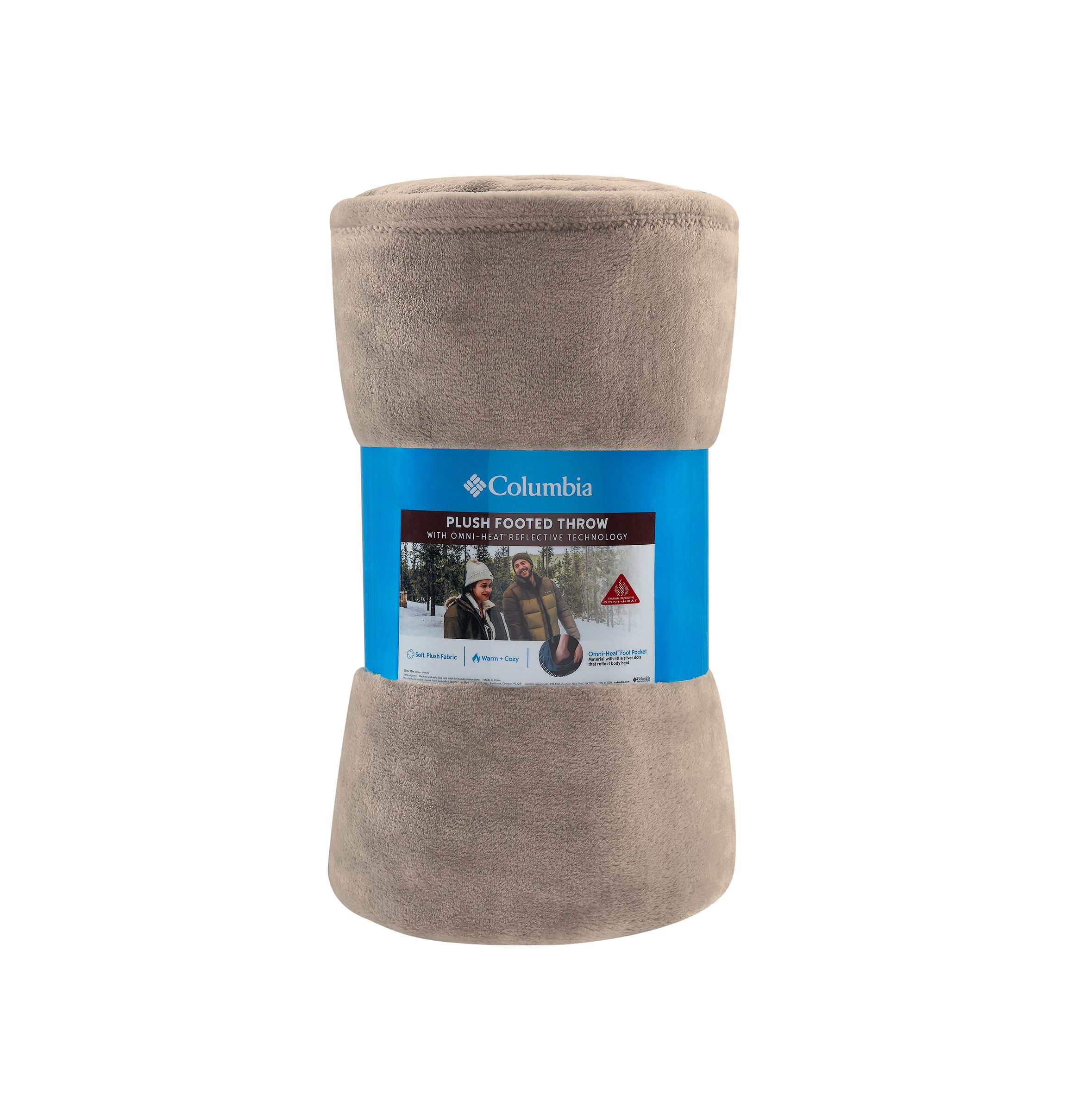 Columbia plush throw blanket sale