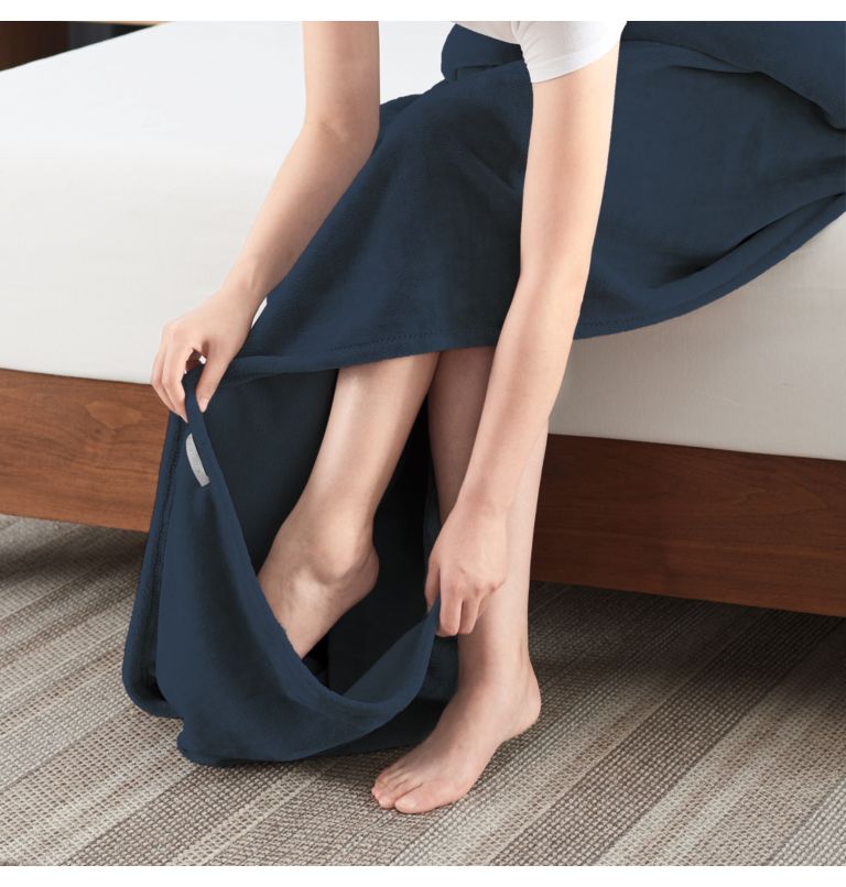 Plush Footed Throw | 466 | O/S, Color: Nocturnal, image 2