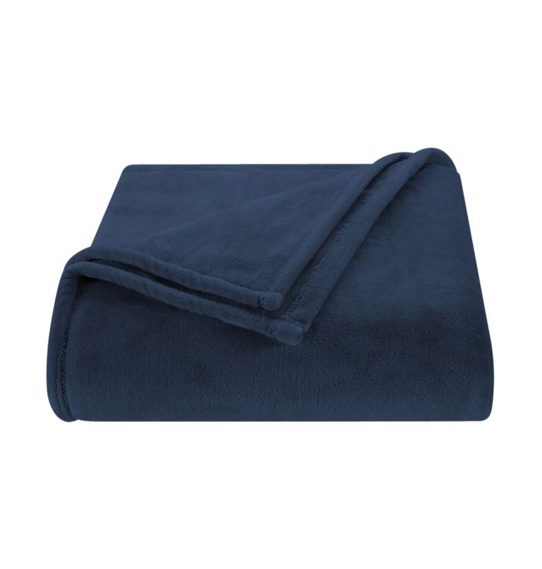 Plush Footed Throw | 466 | O/S, Color: Nocturnal, image 1