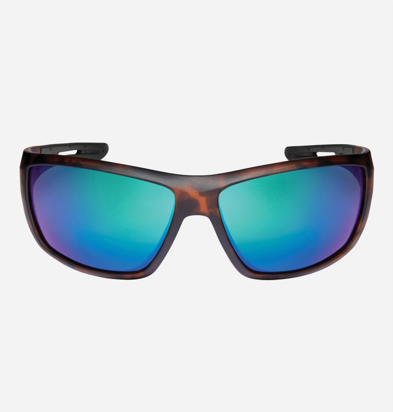 Utilizer Polarized Sunglasses, Color: Matte Tortoise/Green Mirror, image 1