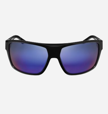 Columbia Flatlander Sunglasses, Matte Black - Smoke