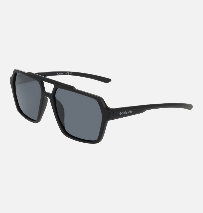 Titan Pass Polarized Sunglasses, Color: Matte Black/Grey, image 2