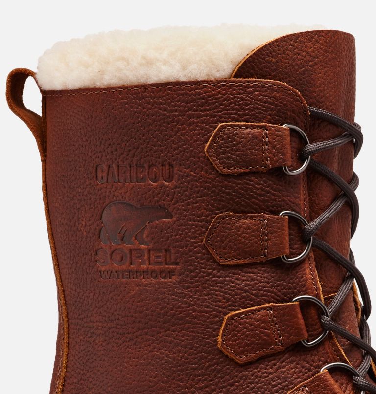 Men's Caribou Wool Boot, Color: Tobacco, image 7