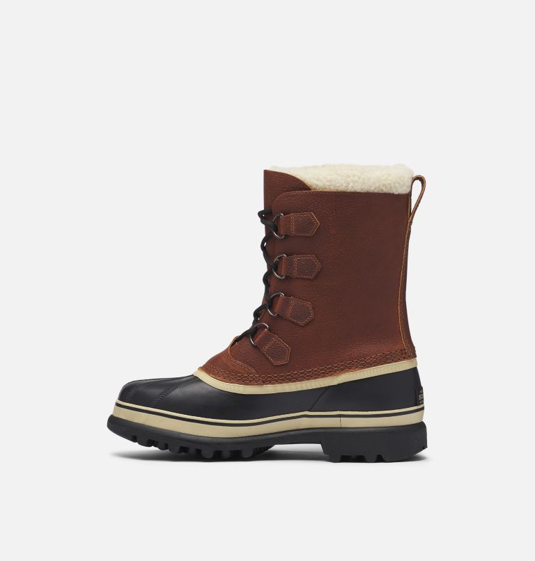 Men's Caribou Wool Snow Boot, Color: Tobacco