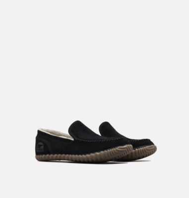 Men's Sorel Dude Moc Slipper, Color: Black, Black