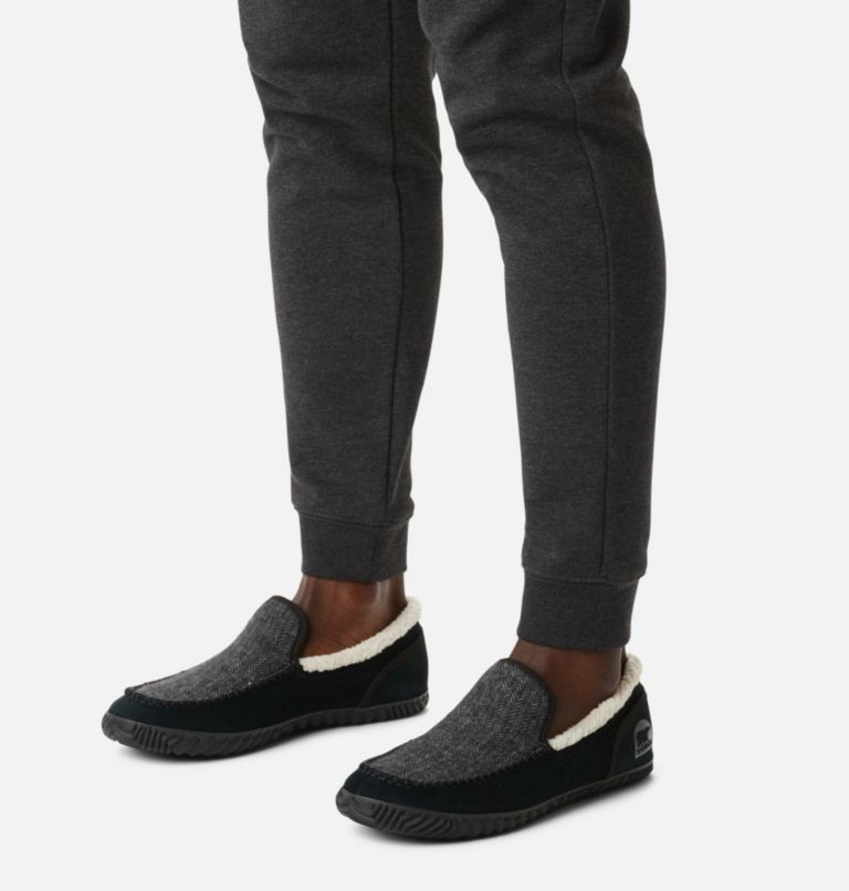 Men's Sorel Dude Moc Slipper, Color: Grill, Black, image 8
