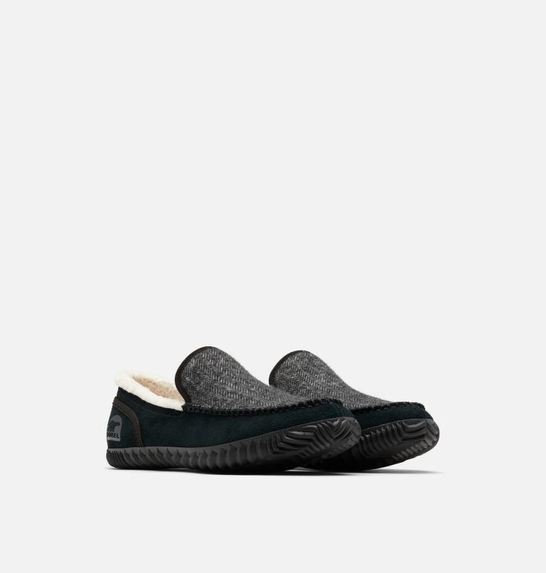 Men's Sorel Dude Moc Slipper, Color: Grill, Black, image 2