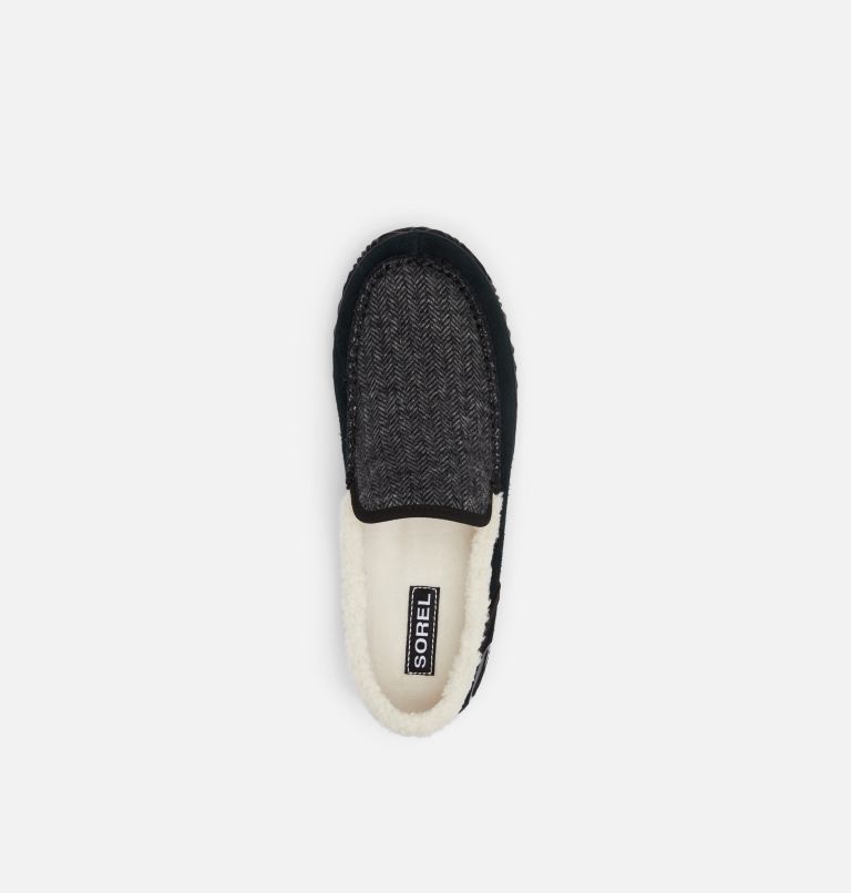 Men's Sorel Dude Moc Slipper, Color: Grill, Black, image 5
