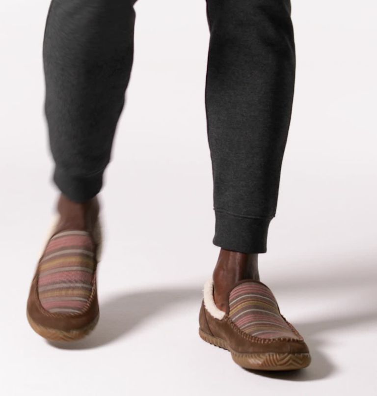 Men's Sorel Dude Moc Slipper, Color: Umber, Gum 10