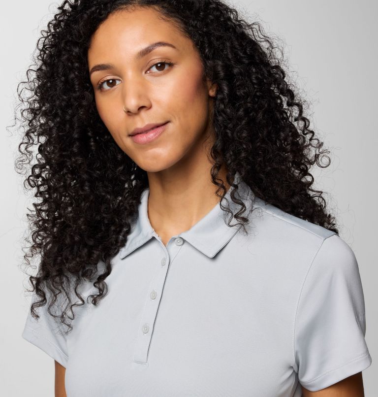 Women's Birdie Golf Polo, Color: Cool Grey, image 4