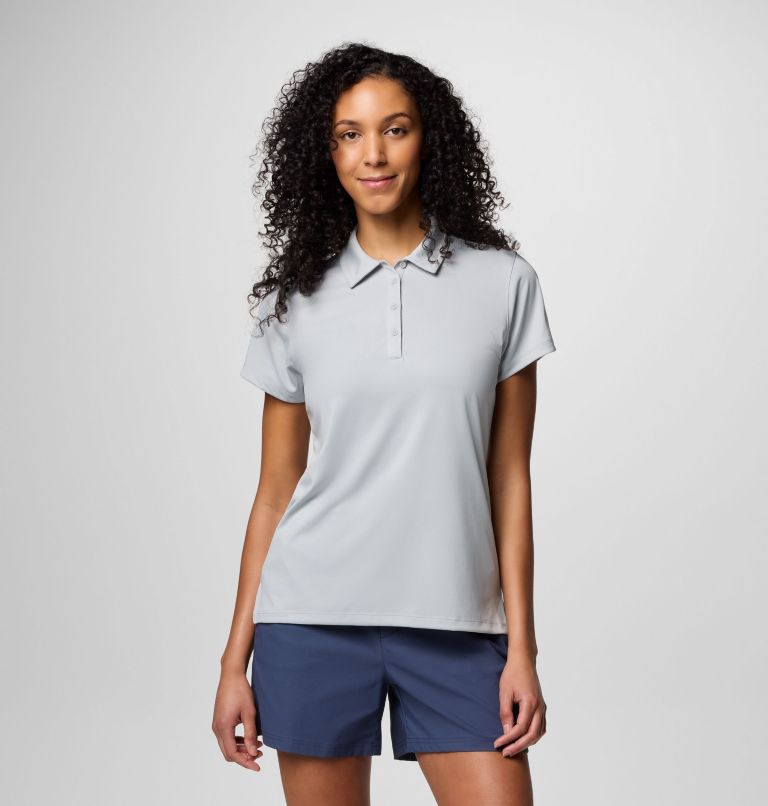 Women's Birdie Golf Polo, Color: Cool Grey, image 1