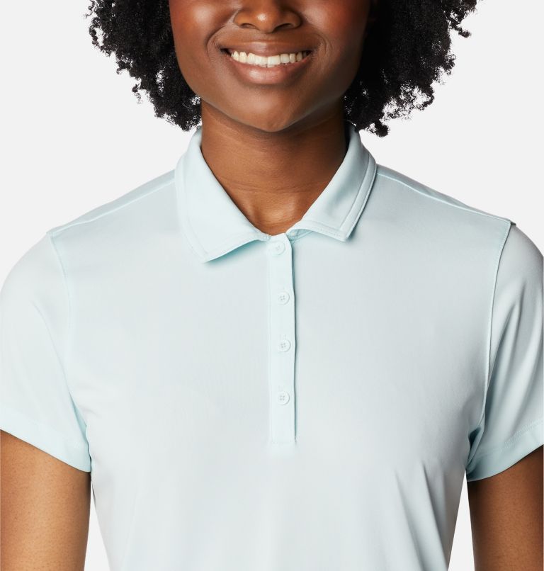 Thumbnail: Women's Birdie Golf Polo, Color: Icy Morn, image 4