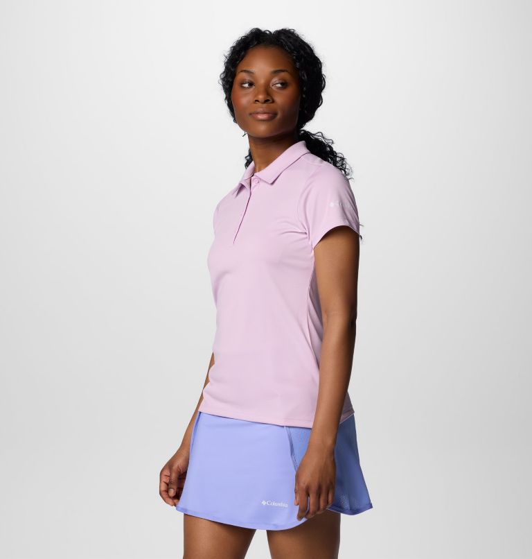 Women's Birdie Golf Polo, Color: Blossom Pink, image 4