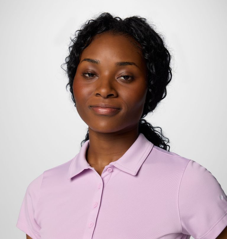 Women's Birdie Golf Polo, Color: Blossom Pink, image 5