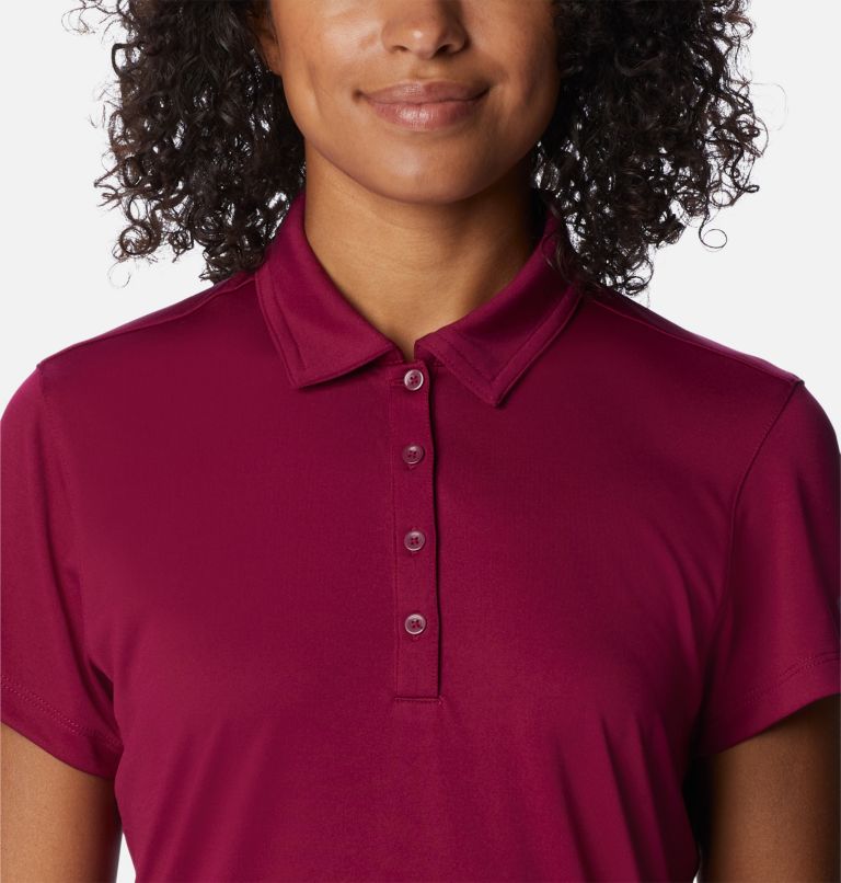Thumbnail: Women's Omni-Wick Birdie Golf Polo, Color: Red Onion, image 4