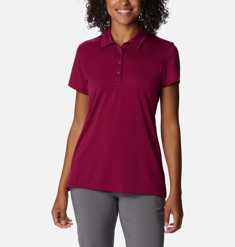 Thumbnail: Women's Birdie Polo | 617 | S, Color: Red Onion, image 1