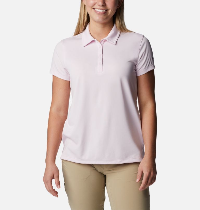 Women's Birdie Golf Polo, Color: Pink Dawn, image 1
