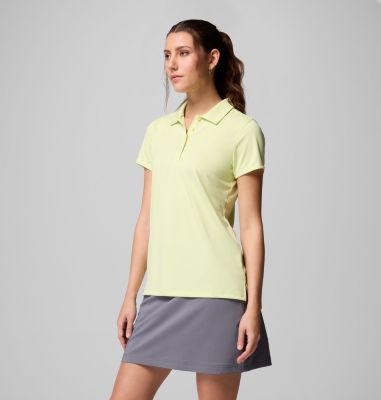 Women's Birdie Golf Polo, Color: Spring Yellow, image 4