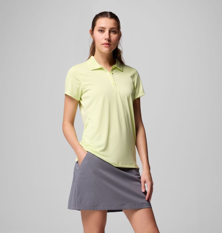 Women's Birdie Golf Polo, Color: Spring Yellow, image 1