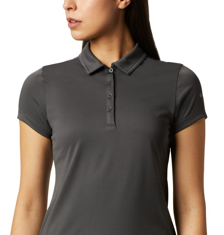 Women's Birdie Golf Polo, Color: Forged Iron