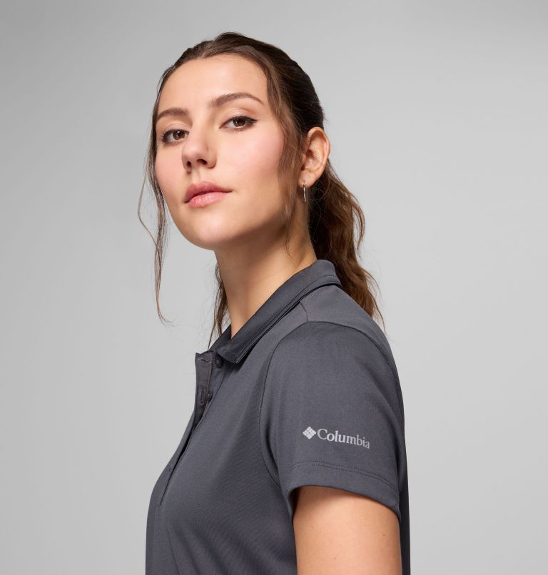 Women's Birdie Golf Polo, Color: Forged Iron, image 5