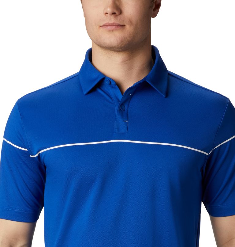 Men's Omni-Wick Breaker Golf Polo, Color: Azul, image 4