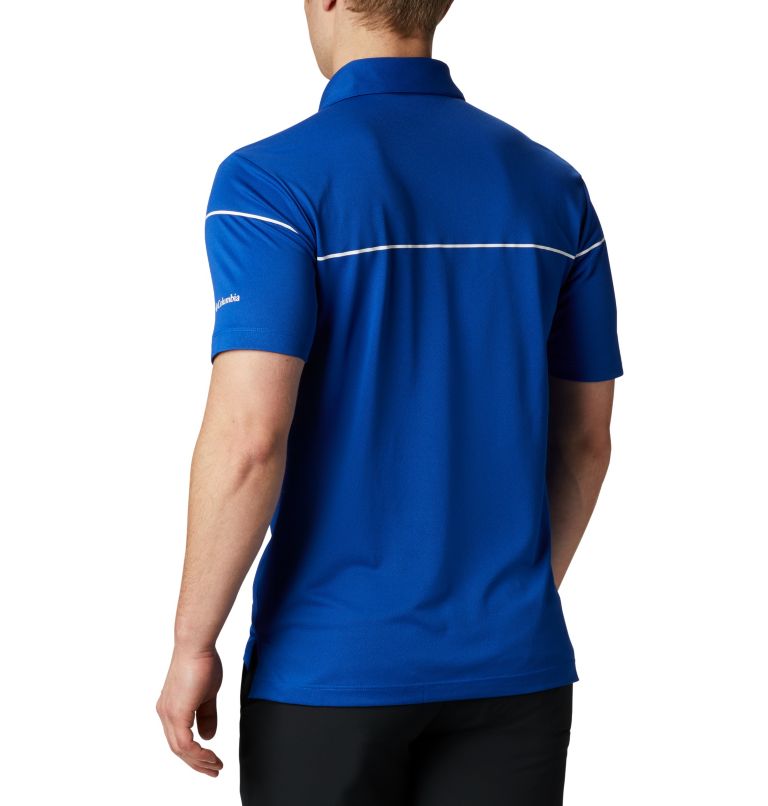 Men's Omni-Wick Breaker Golf Polo, Color: Azul, image 2
