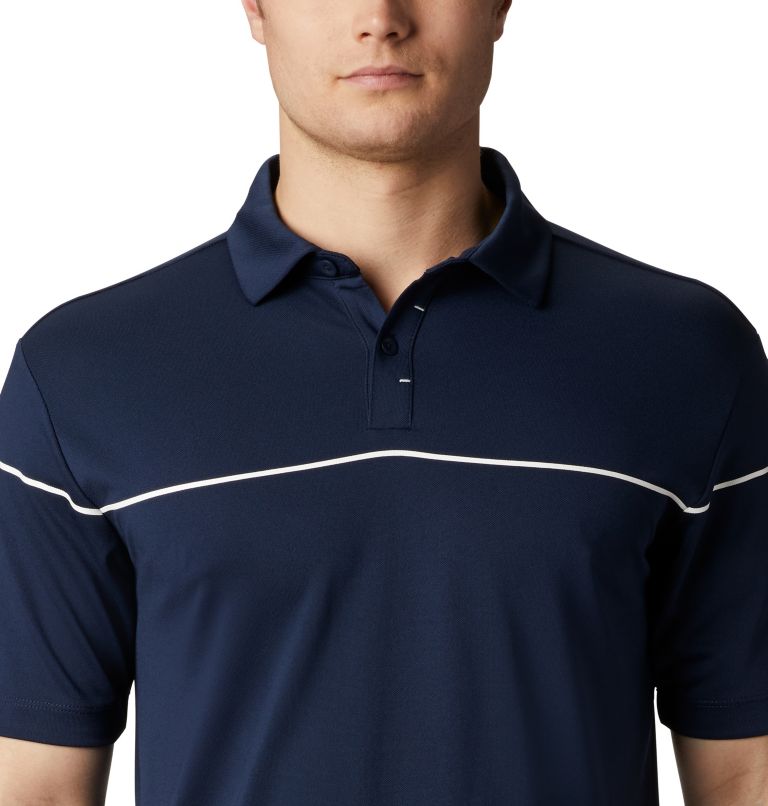 Men's Omni-Wick Breaker Golf Polo, Color: Collegiate Navy, image 4