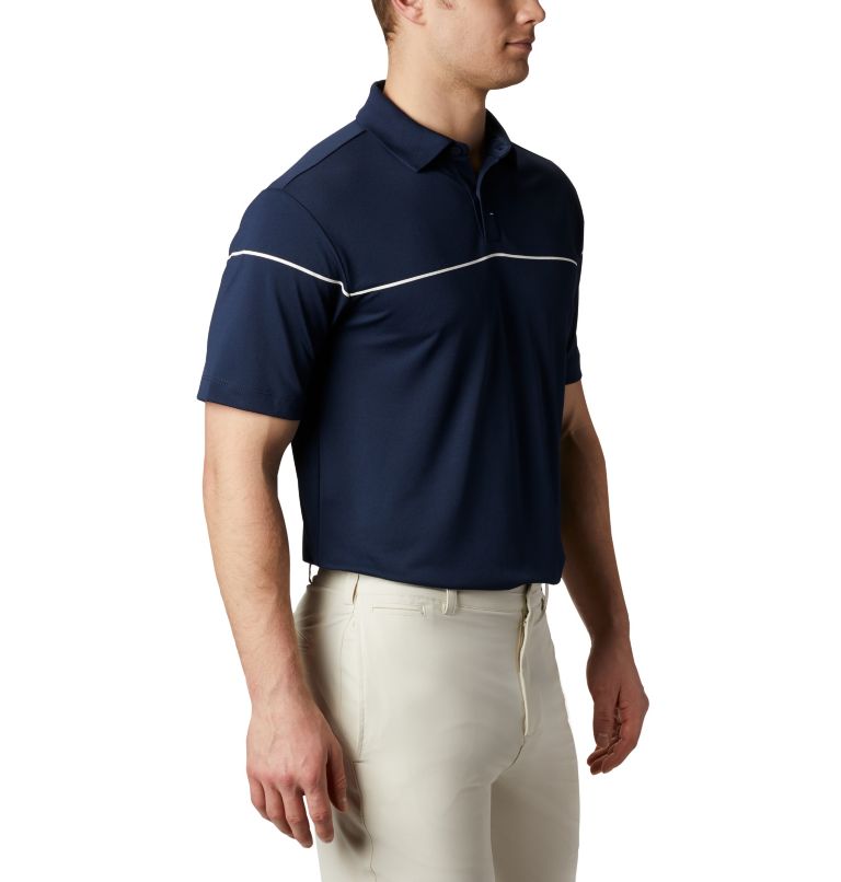 Men's Omni-Wick Breaker Golf Polo, Color: Collegiate Navy, image 5